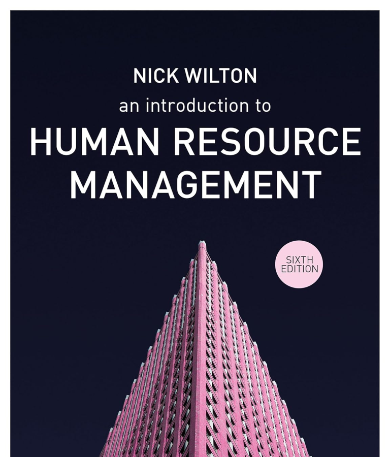 An Introduction to Human Resource Management 6th Wilton Test Bank