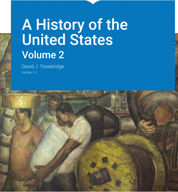 Cover of A History of the United States – Volume 2 Test Bank by David J. Trowbridge