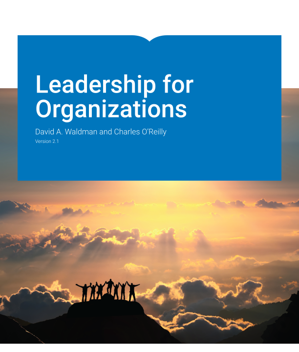 Leadership for Organizations Test Bank by David A. Waldman Version 2.1