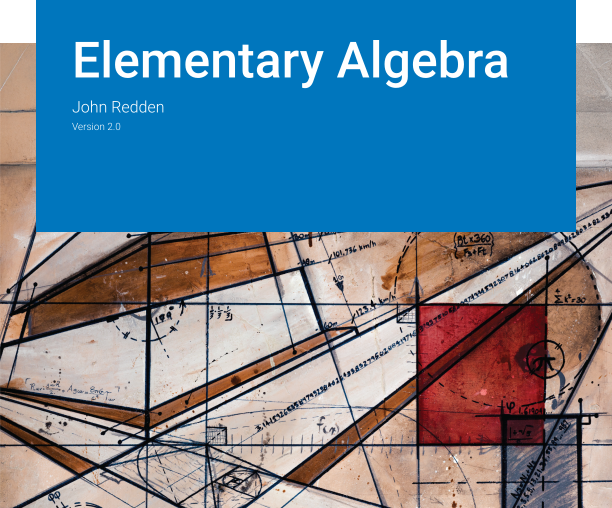 Cover of Elementary Algebra Test Bank by John Redden Version 2.0