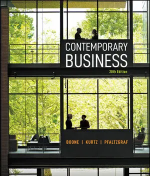 Contemporary Business Test Bank 20th Edition by Louis E. Boone