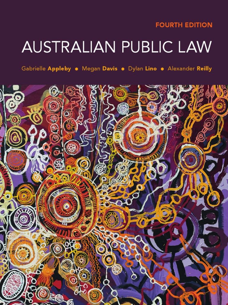 Australian Public Law Test Bank 4th Edition by Appleby