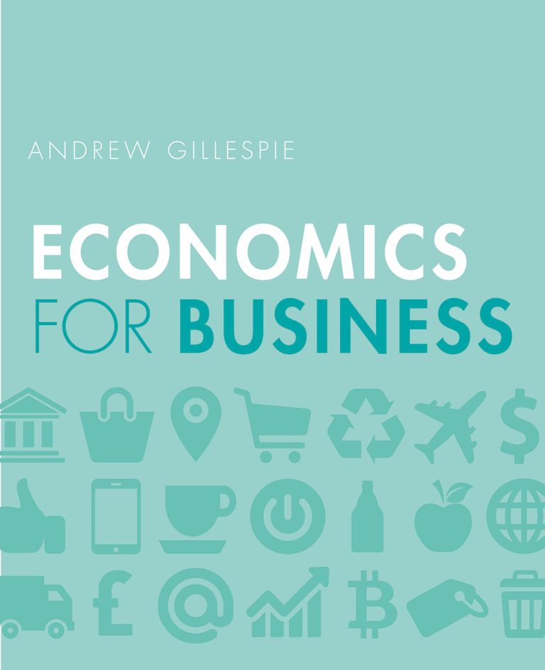 Economics for Business Test Bank 3rd Edition by Gillespie