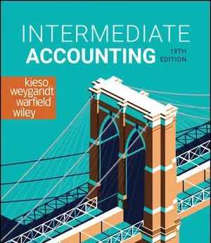 Cover of Intermediate Accounting Test Bank 19th Edition by Kieso