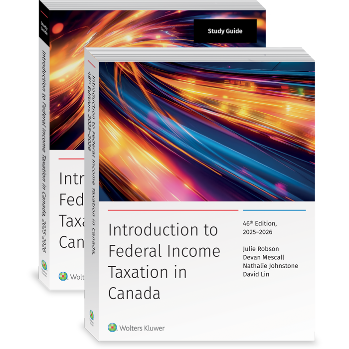 Cover of Introduction to Federal Income Taxation in Canada 46th Edition by Lin, Mescall, Robson & Johnstone