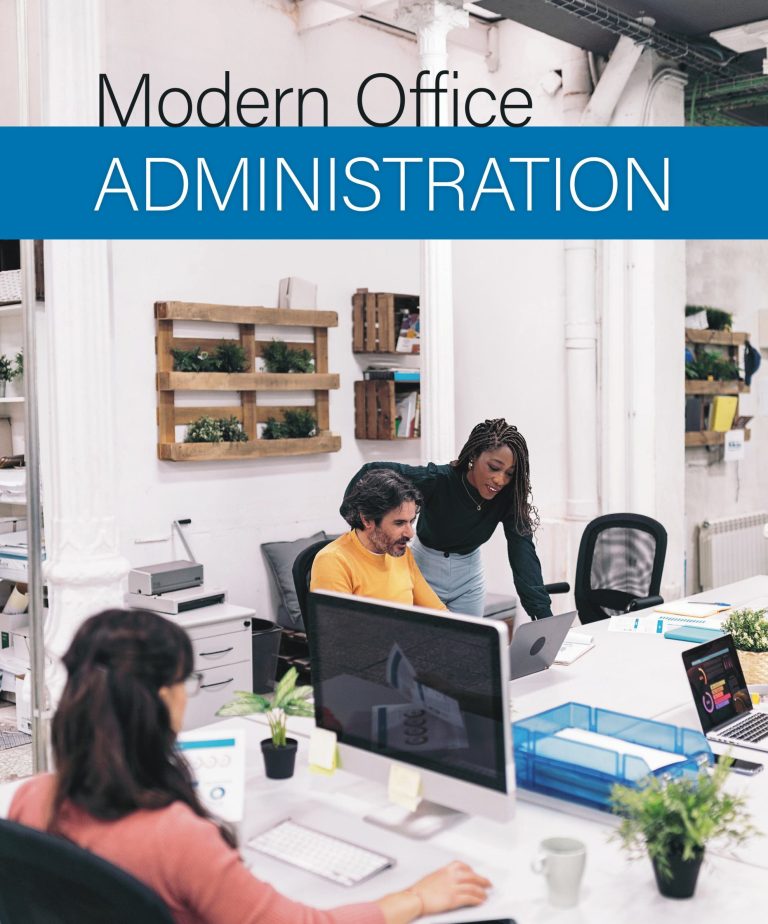 Modern Office Administration Test Bank by Nadine Ellul and Jennifer Gibbs book cover