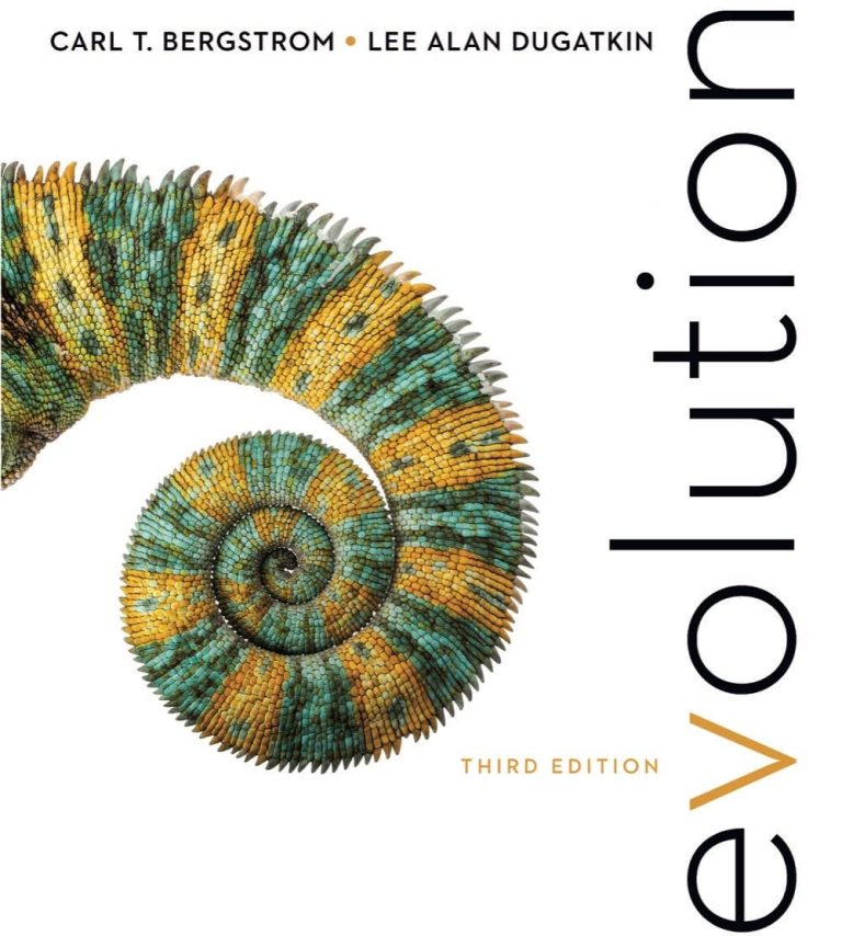 Evolution Third Edition Textbook by Carl T. Bergstrom