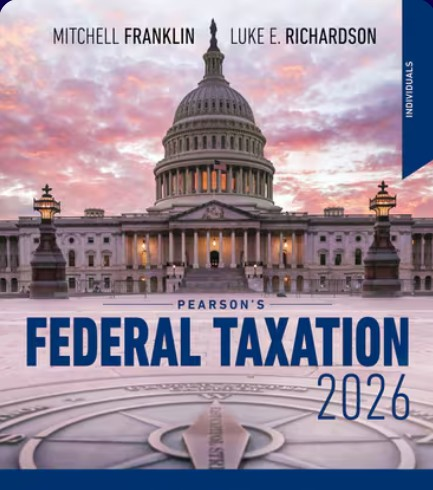 Pearson's Federal Taxation 2026 Individuals Test Bank 39th Edition by Franklin