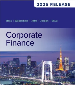 Corporate Finance E-book 2025 Release by Ross