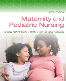 Test Bank for Maternity and Pediatric Nursing 5th Edition by Ricci