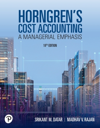 Horngren’s Cost Accounting test bank